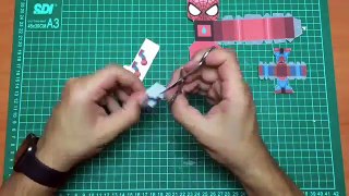 How to Make a Spiderman Paper Toy ( Papercraft ) (free template) by Gus Santome