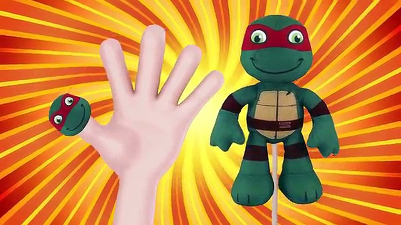 TMNT Finger Family Song ★ Teenage Mutant Ninja Turtles Toys Daddy Finger ★ SuperHeroes Nur