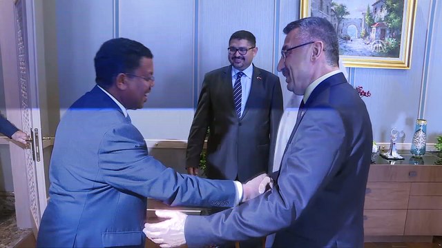 Cumhurbaşkanı Yardımcısı Oktay, Sudan Cumhurbaşkanı Kıdemli Yardımcısı İbrahim ile görüştü - ANKARA