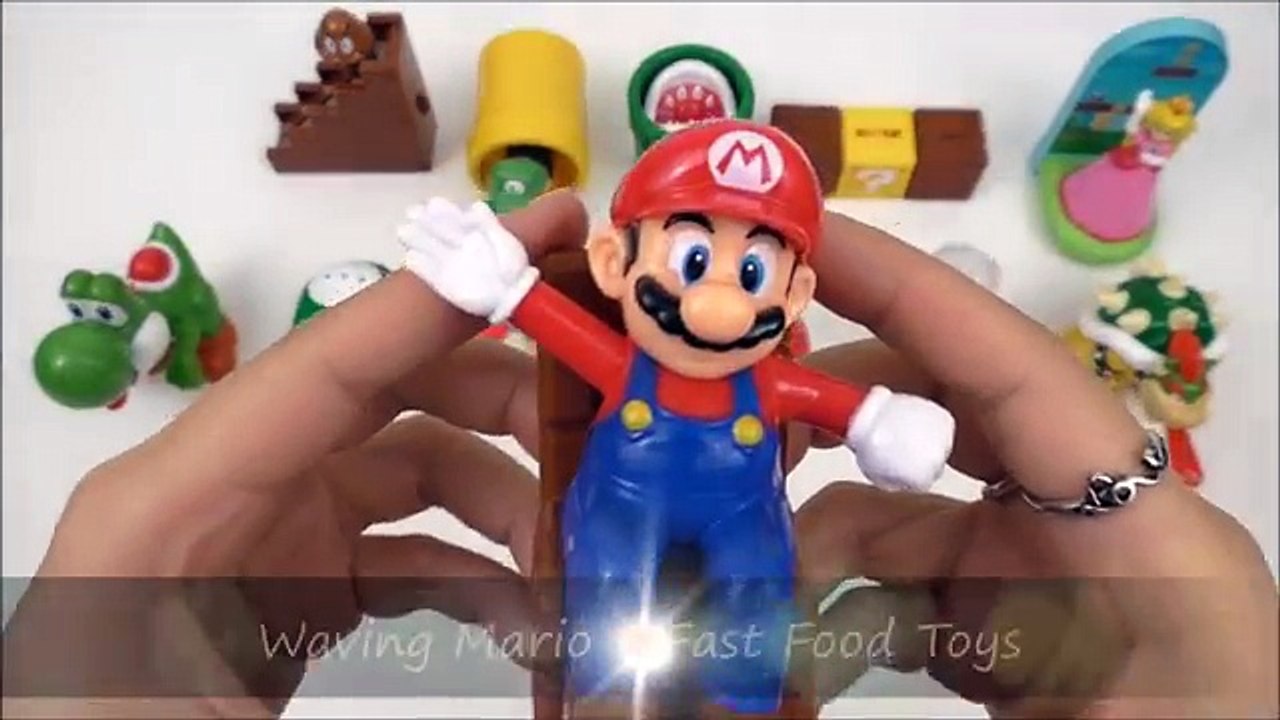 new McDONALDS SUPER MARIO HAPPY MEAL TOYS FULL WORLD SET UK JPN 12 KIDS NINTENDO COLLECT