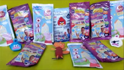 Clay Buddies Surprise figures Peppa Pig, Moshi Monsters, Angry Birds Pla doh Toys