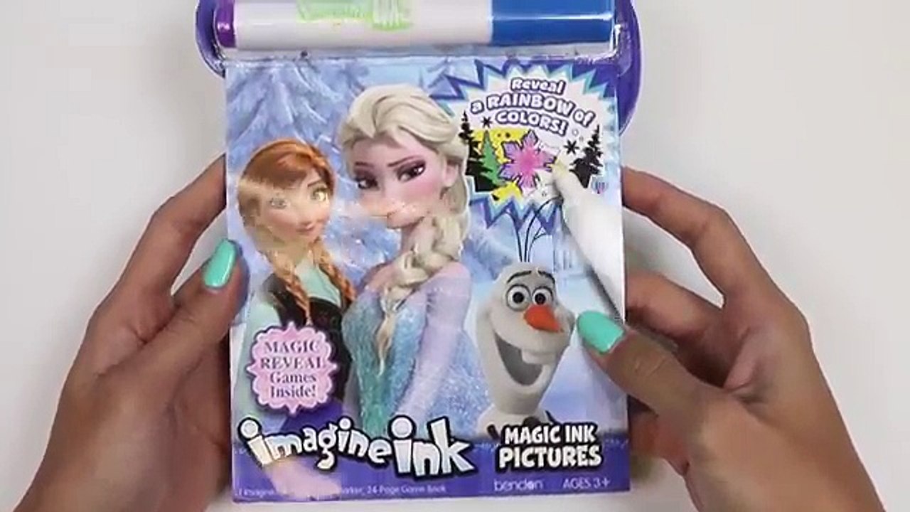 Disney FROZEN Imagine Ink Magic Marker Coloring Activity Book!