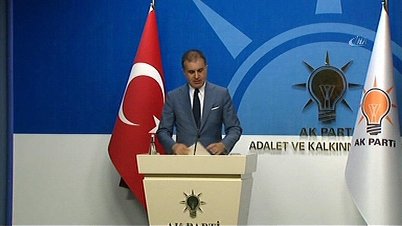 AK Parti Sözcüsü Ömer Çelik, MKYK toplantısında belirlenen MYK listesini açıkladı