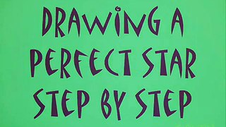 drawing a perfect star easily step by step in 1 minute