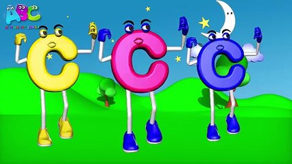Phonics Letter C Song | ABC Song | ABC rhymes for children in 3D