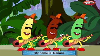 Banana Rhyme | Fruit Rhymes for Children | Nursery Rhymes for Kids | Most Popular Rhymes H