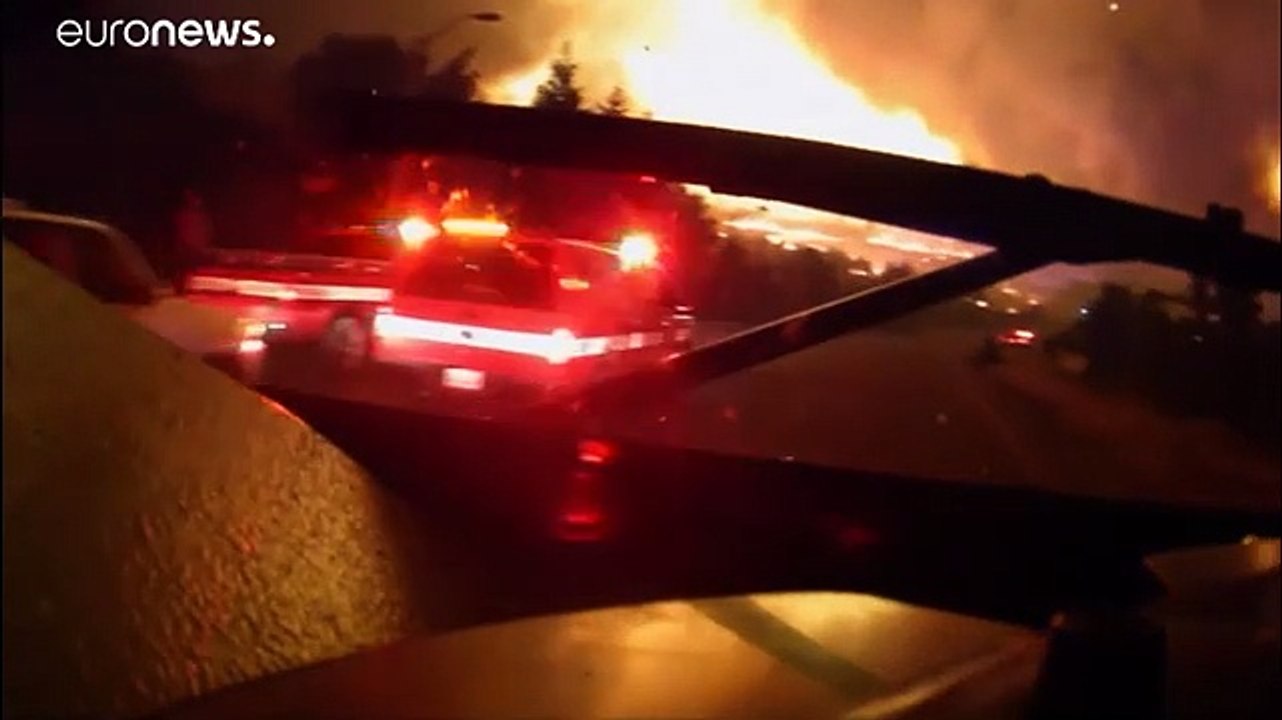 Feuertornado wütet in nordkalifornischer Stadt