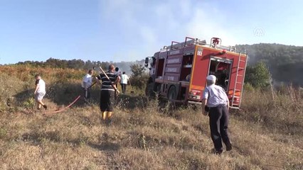 Köylülerden Yangın Söndürme Çalışmasına Destek - Zonguldak