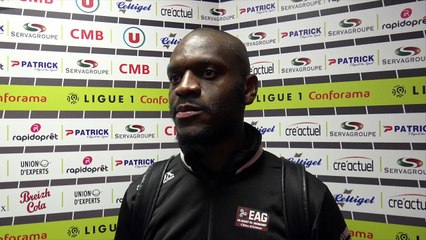 La réaction de Jordan Ikoko après EAG-PSG