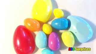 Learn Colors with tiny Soda Pops & Surprise Eggs for Children & Kids!