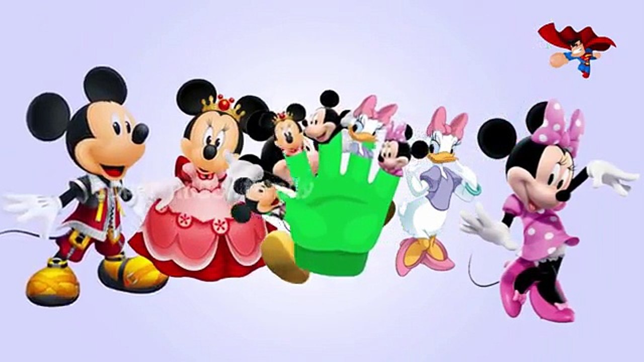 Finger Family Mickey Mouse Nursery Rhyme for Children | Mickey Mouse ...
