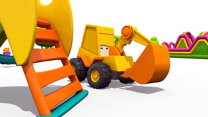 Camión de basura Carros para niños Max la Excavadora