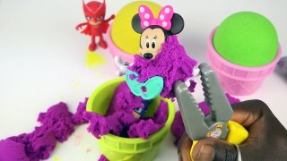 Kinetic Sand Ice Cream Surprise Toys Minnie Mouse Mickey Tools Set Disney Princess Kinder