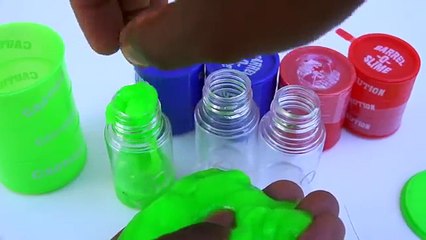 DIY How To Make PJ Masks Slime Clay Mighty Toys Slime Jelly