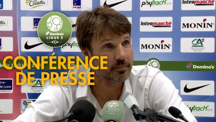 Conférence de presse Châteauroux - Red Star  FC (1-1) : Jean-Luc VASSEUR (LBC) - Régis BROUARD (RED) - 2018/2019