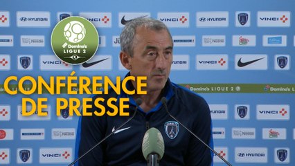 Conférence de presse Paris FC - AS Béziers (1-0) : Mecha BAZDAREVIC (PFC) - Mathieu CHABERT (AS Béziers) - 2018/2019
