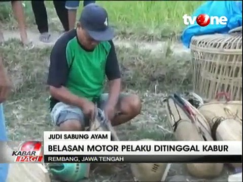 Digerebek Polisi, Penjudi Sabung Ayam Kabur Tinggalkan Belasan Motor