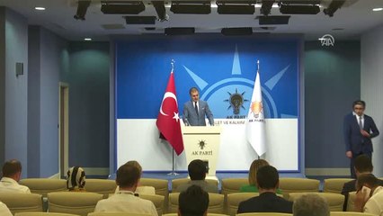 Ömer Çelik: "Ak Parti Kongreleri Türk Demokrasi Hayatının Dönüm Noktalarıdır"