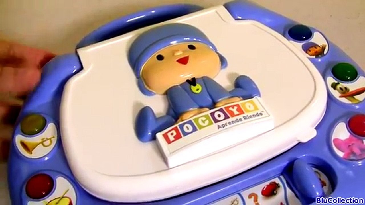 POCOYO Mi Ordenador Bilingüe Español Inglés Revisión de Juguete Sonidos From Bandai