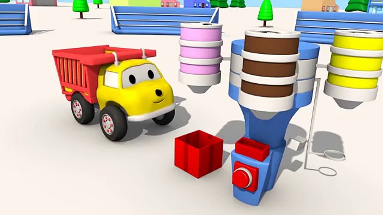 The Giant Lollipop: learn colors with Ethan The Dump Truck | Educational cartoon for child
