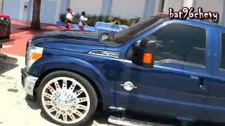 new Ford F 350 Dually LOWERD on 26 Dually Wheels 1080p HD