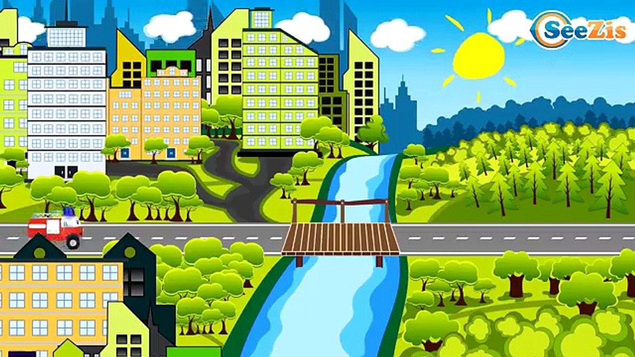 Fire Truck & Police Car with Racing Cars | Emergency Vehicles Cartoons for Kids