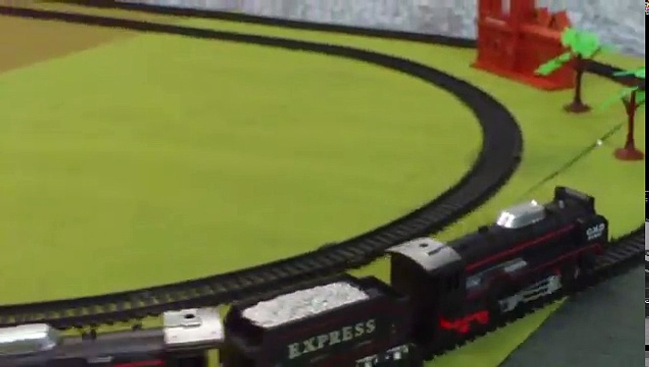 Video for Children Toy Trains Black Rail King Steam Engines Train for Kiddies Videos