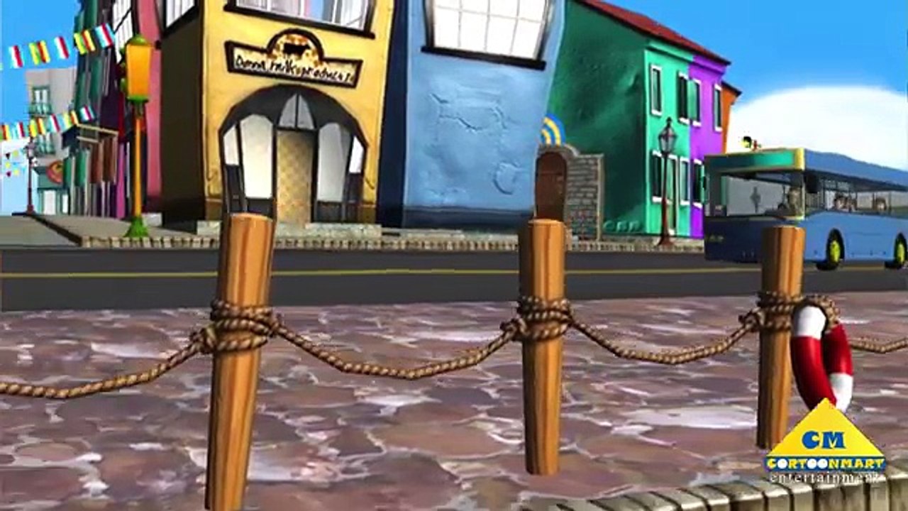 The Wheels On The Bus Go Round and Round Nursery Rhymes