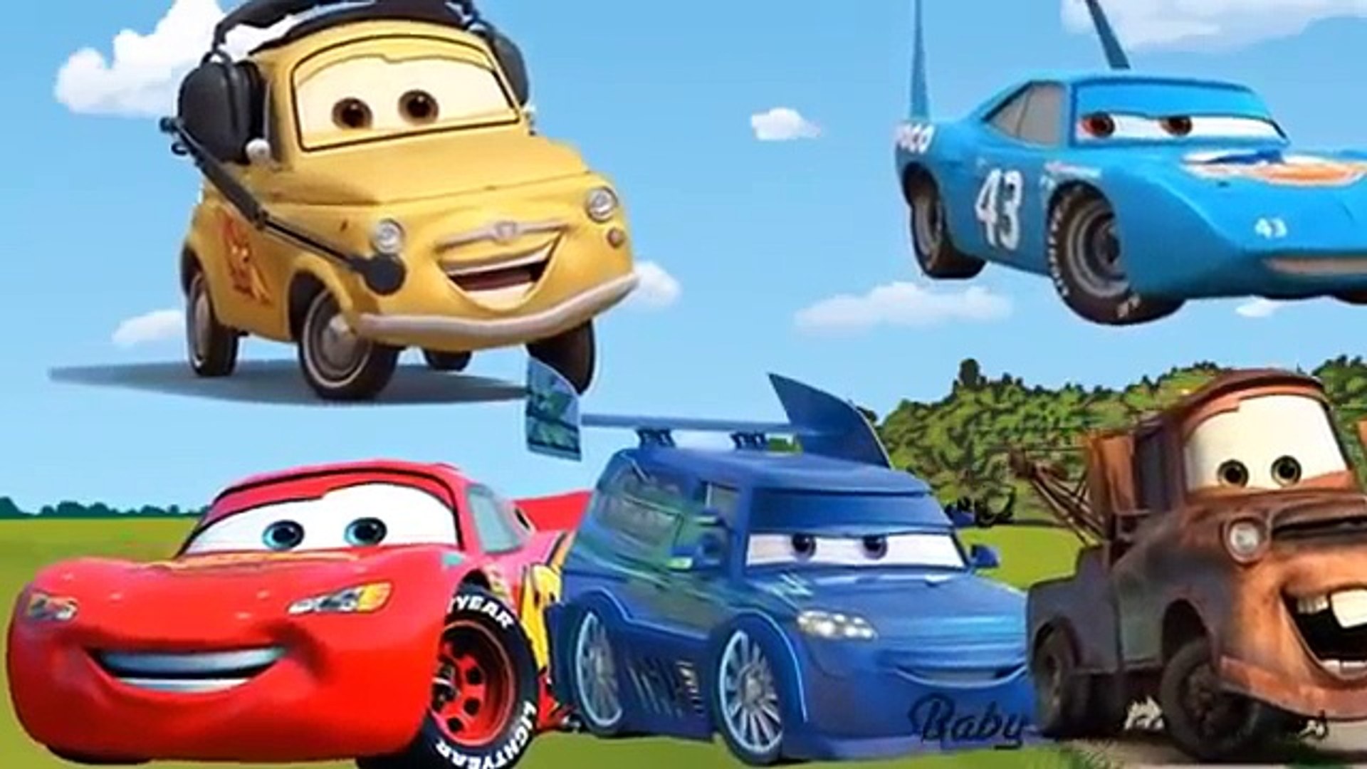 Finger Family (CARS) Nursery Rhymes for Childrens Babies and