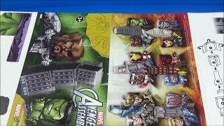 new AVENGERS ASSEMBLE SET OF 12 SUBWAY BOBBLE HEADS KIDS MEAL TOYS VIDEO REVIEW