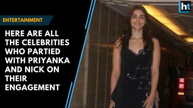 Watch: Celebs who partied with Priyanka Chopra and Nick Jonas on their engagement