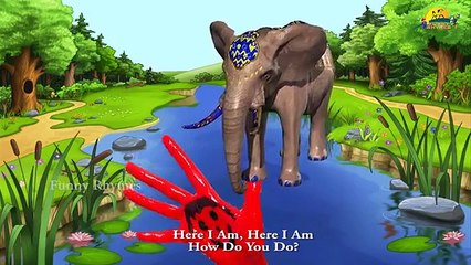 3d Animals Finger Family English rhymes with New lyrics | 3d Animals Collection