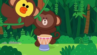 [Brown TV] Number Song | Nursery Rhymes | Line Friends Kids Song