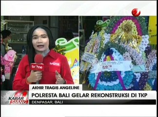 Polisi Kembali Gelar Rekontruksi Pembunuhan Angeline