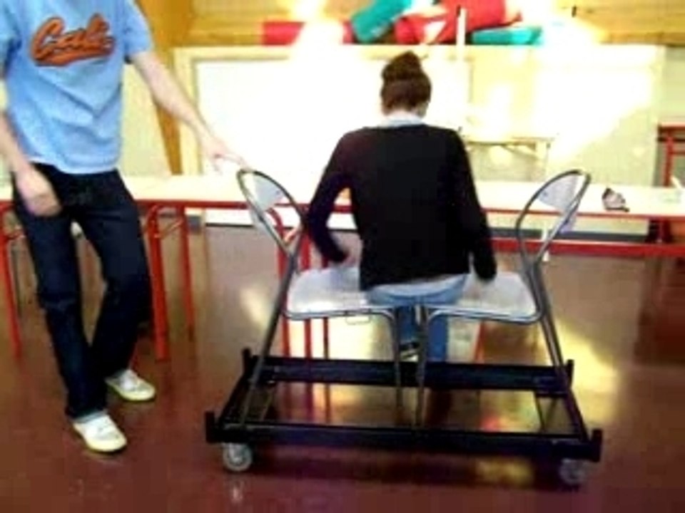 Julie fait du bobsleigh