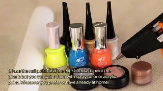 How To Create Hot Glue Colorful Decorative Pearls DIY Crafts Tutorial Guidecentral