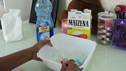 LE SLIME LE + FACILE A FAIRE avec Maïzena et Liquide vaisselle