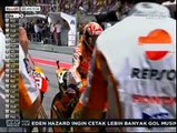 Marquez Jatuh Lagi, Lorenzo Menangi MotoGP Catalunya