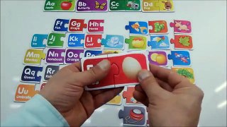 Visual Puzzle to learn the Alphabet (ABC) Kinder Surprise Egg