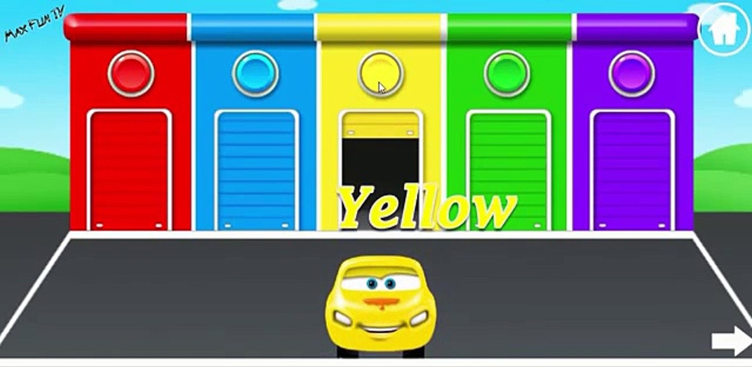 Colors for Children to Learn with Disney Cars Lightning McQueen - Learning Video For Kids