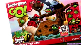 Cars Pirate Mater Angry Birds Go! Jenga Pirate Pig Attack Game Playset Disney Pixar toys r