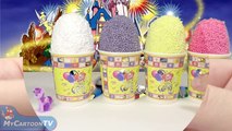 Playfoam Surprise Cups and My Little Pony Masha and Bear Learn Colours in English