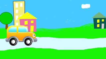 Childrens Cartoons Learn 2d 3d Shapes: Clever Car Counting 1: HOUSE