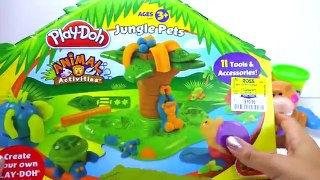 пластилин Play Doh Awesome Jungle Pets Animals set Плей до джунгли и дикие животные!