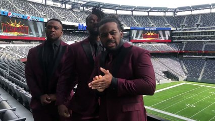 It's your boys The New Day here at the very same place that WrestleMania 35 will be held next year... MetLife Stadium!