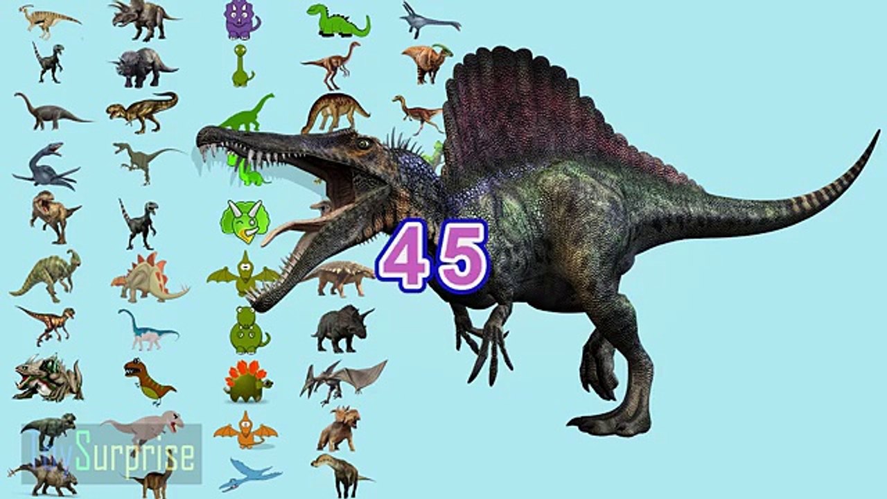 Spanish number 1 100. Counting 100 dinosaurs in Spanish for kids. Learning numbers in Span