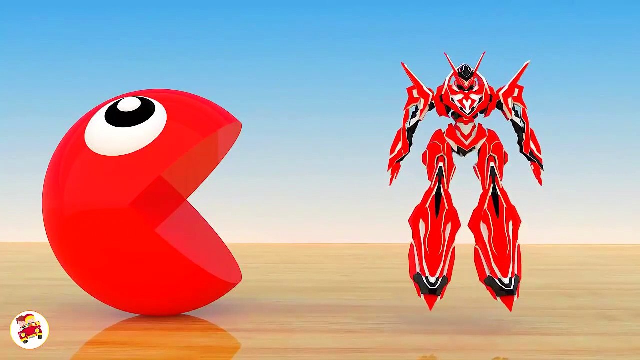 Learning Colors with 3D Pacman Transformers Colours for Kids to Learn ...