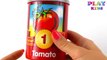 Learn to count Learn Names of toy Fruits and Vegetables Counting numbers 1 to 10