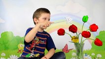 Learn Colors with Flowers Baby Song and Nursery Rhymes for Children, funny Paint Flowers