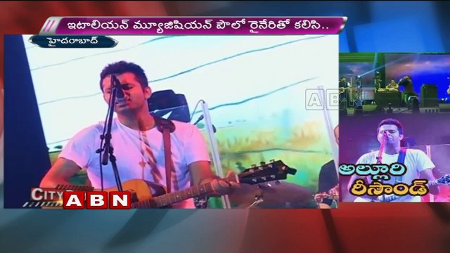 Alluri and the Italians' performs live Telugu Rock Music in Hyderabad